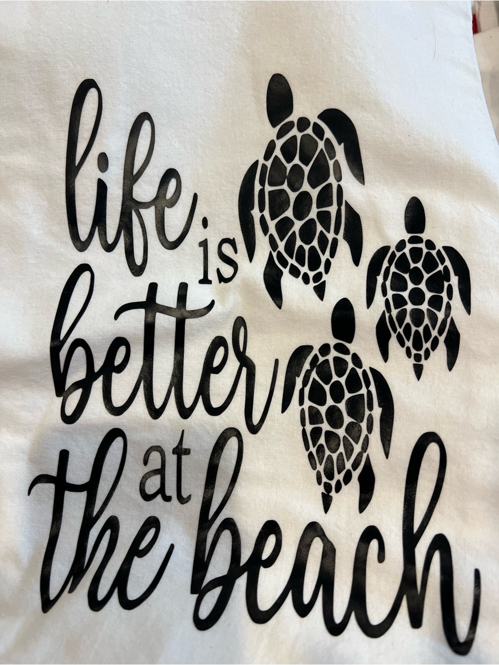Life Is Better at the Beach Tea Towel